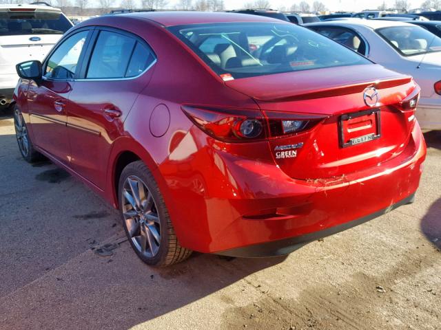 3MZBN1V34JM160249 - 2018 MAZDA 3 TOURING RED photo 3