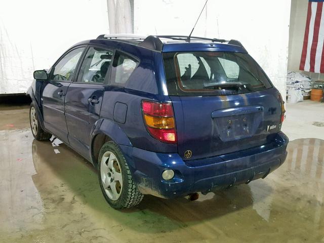 5Y2SL628X4Z465408 - 2004 PONTIAC VIBE BLUE photo 3