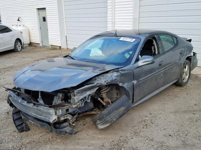 2G2WP522451287909 - 2005 PONTIAC GRAND PRIX GRAY photo 2