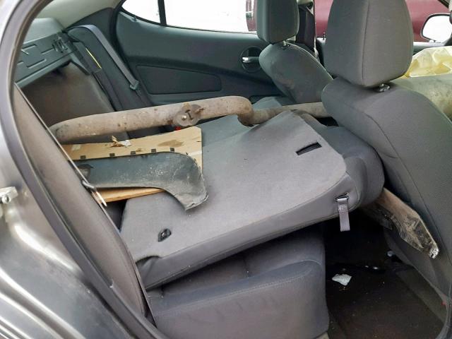 2G2WP522451287909 - 2005 PONTIAC GRAND PRIX GRAY photo 6