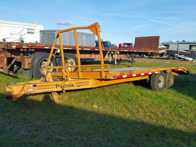 10HHSE18121000087 - 2001 HUDS TRAILER ORANGE photo 2