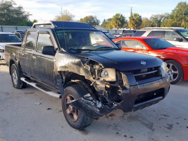 1N6ED27T11C323525 - 2001 NISSAN FRONTIER C BLACK photo 1