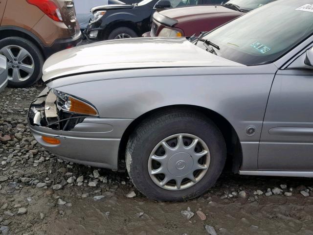 1G4HP52K544130554 - 2004 BUICK LESABRE CU SILVER photo 10