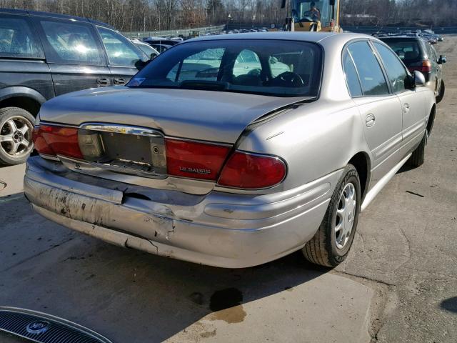 1G4HP52K544130554 - 2004 BUICK LESABRE CU SILVER photo 4