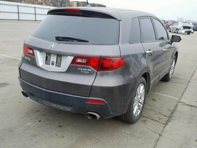 5J8TB2H58AA004877 - 2010 ACURA RDX TECHNO CHARCOAL photo 4