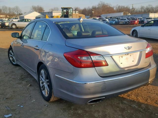 KMHGC4DD8CU160940 - 2012 HYUNDAI GENESIS 3. SILVER photo 3