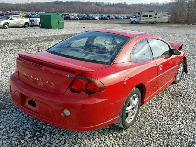 4B3AG42G73E188248 - 2003 DODGE STRATUS SE RED photo 4