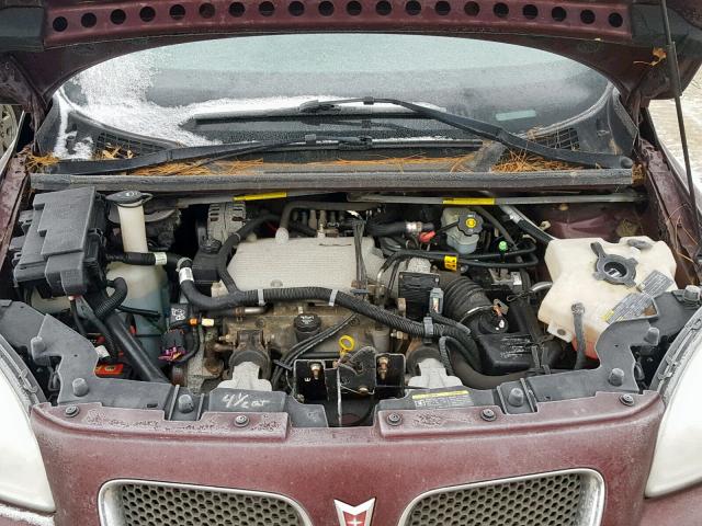 1GMDV33L36D134654 - 2006 PONTIAC MONTANA SV BURGUNDY photo 7