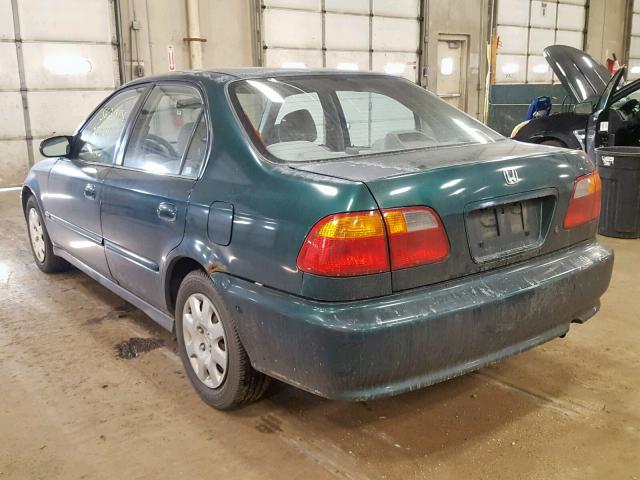 2HGEJ661XYH510032 - 2000 HONDA CIVIC BASE GREEN photo 3