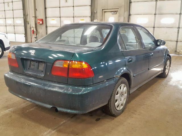 2HGEJ661XYH510032 - 2000 HONDA CIVIC BASE GREEN photo 4