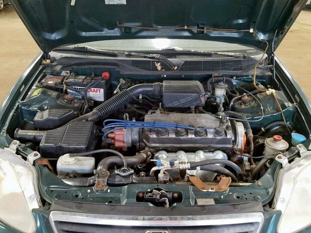 2HGEJ661XYH510032 - 2000 HONDA CIVIC BASE GREEN photo 7