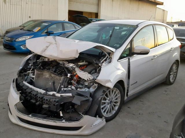 1FADP5BU8DL539289 - 2013 FORD C-MAX SEL WHITE photo 2