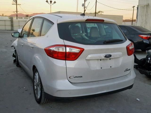 1FADP5BU8DL539289 - 2013 FORD C-MAX SEL WHITE photo 3