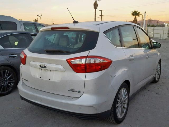 1FADP5BU8DL539289 - 2013 FORD C-MAX SEL WHITE photo 4