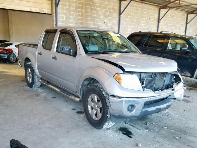 1N6AD0ER7AC439306 - 2010 NISSAN FRONTIER C SILVER photo 1