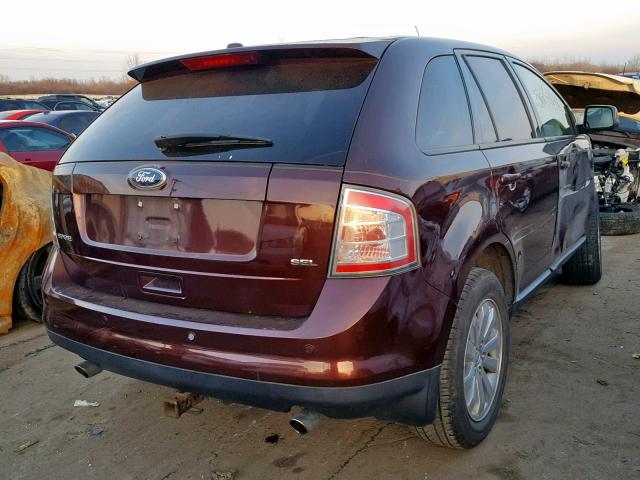 2FMDK3JC0ABB72742 - 2010 FORD EDGE SEL BROWN photo 4