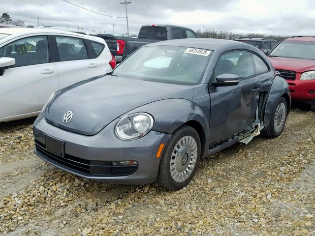 3VWH17AT5EM659890 - 2014 VOLKSWAGEN BEETLE TUR SILVER photo 2