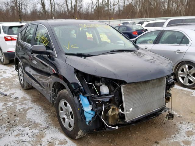 2HKRM4H34EH689813 - 2014 HONDA CR-V LX BLACK photo 1