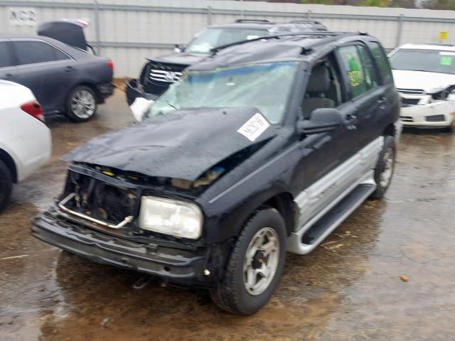 2CNBE634616943736 - 2001 CHEVROLET TRACKER LT BLACK photo 2