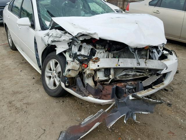 2G1WA5E3XC1136208 - 2012 CHEVROLET IMPALA LS WHITE photo 9