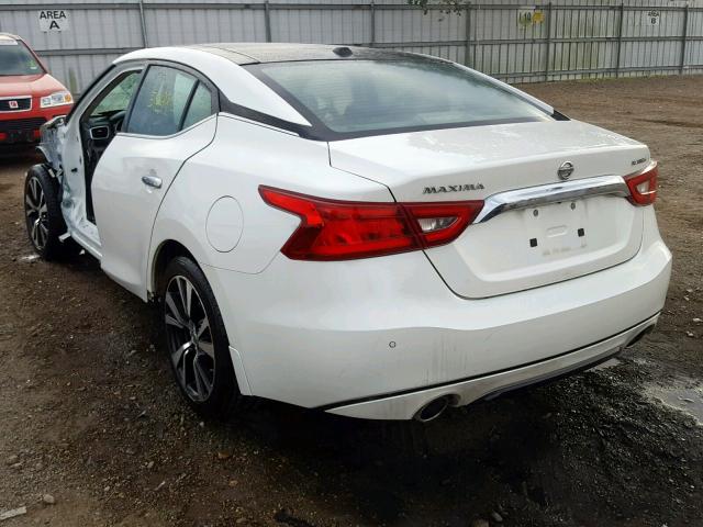 1N4AA6AP8GC383071 - 2016 NISSAN MAXIMA 3.5 WHITE photo 3