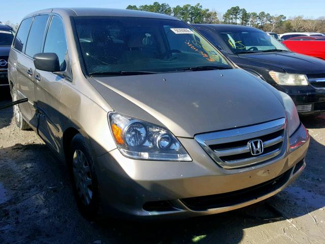 5FNRL38285B078721 - 2005 HONDA ODYSSEY LX TAN photo 1