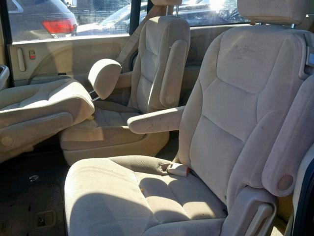 5FNRL38285B078721 - 2005 HONDA ODYSSEY LX TAN photo 6