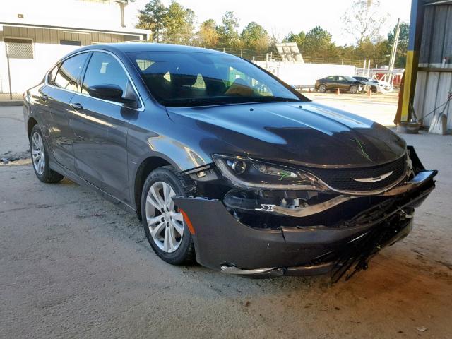 1C3CCCAB1FN752263 - 2015 CHRYSLER 200 LIMITE BLACK photo 1