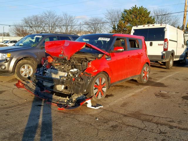 KNDJX3A53F7770978 - 2015 KIA SOUL ! RED photo 2