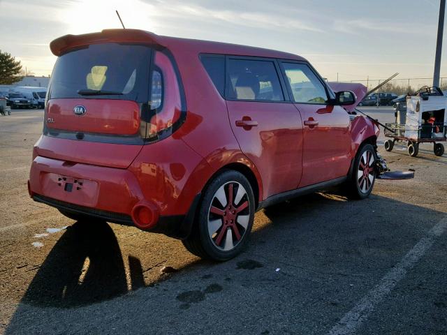 KNDJX3A53F7770978 - 2015 KIA SOUL ! RED photo 4