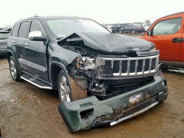 1J4RR6GG5BC603427 - 2011 JEEP GRAND CHER GREEN photo 1