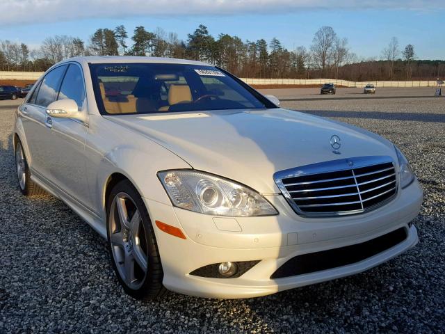 WDDNG71X09A271918 - 2009 MERCEDES-BENZ S 550 WHITE photo 1