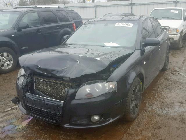 WAUEF78E57A237467 - 2007 AUDI A4 S-LINE BLACK photo 2