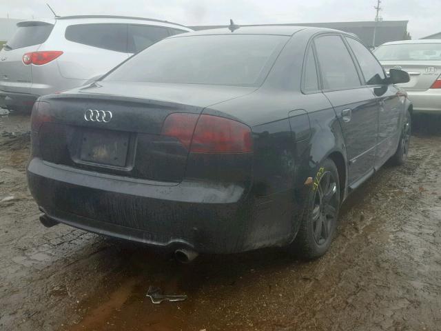 WAUEF78E57A237467 - 2007 AUDI A4 S-LINE BLACK photo 4