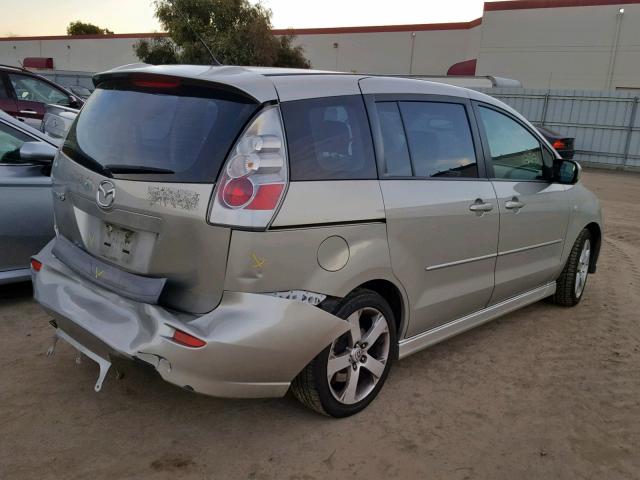 JM1CR29L560114130 - 2006 MAZDA 5 SILVER photo 4