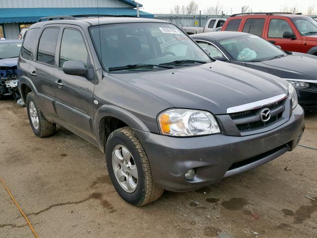 4F2YZ04116KM17927 - 2006 MAZDA TRIBUTE S GRAY photo 1