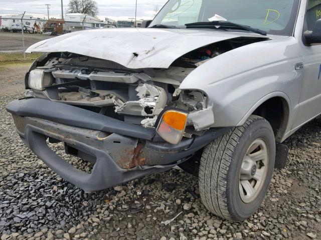 4F4YR12D08PM05560 - 2008 MAZDA B2300 SILVER photo 9