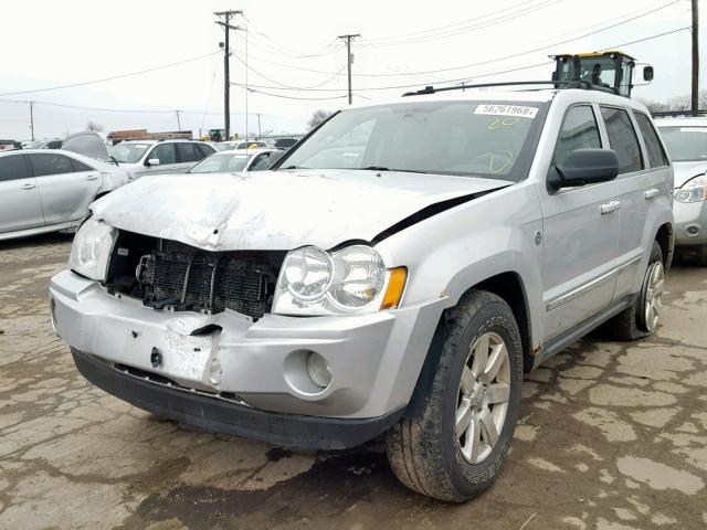 1J8HR58217C571249 - 2007 JEEP GRAND CHER SILVER photo 2