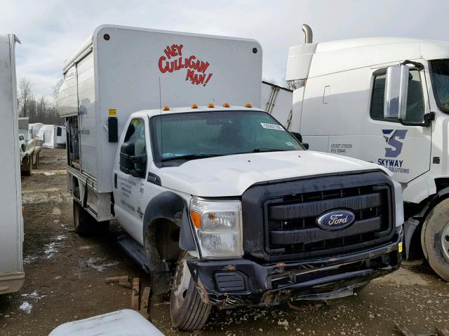 1FDUF5GTXFEC58997 - 2015 FORD F550 SUPER WHITE photo 1