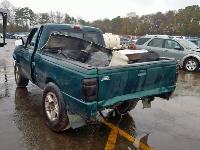 1FTYR10C8WPA98493 - 1998 FORD RANGER GREEN photo 3