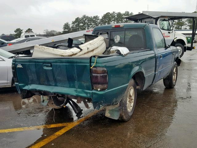 1FTYR10C8WPA98493 - 1998 FORD RANGER GREEN photo 4