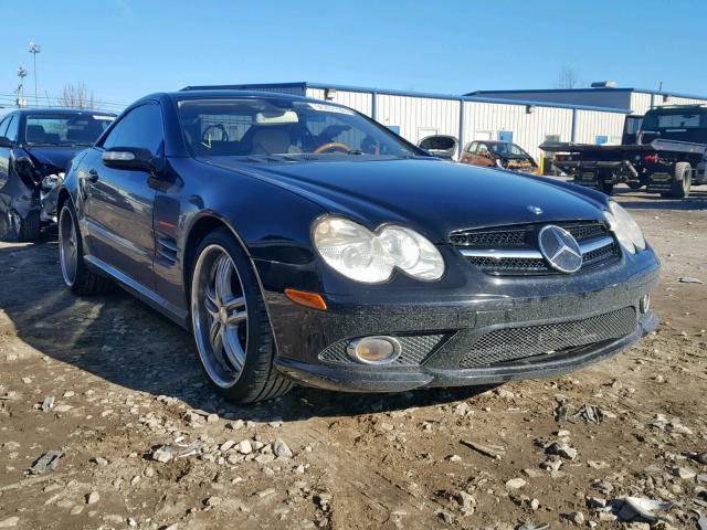 WDBSK71F07F130140 - 2007 MERCEDES-BENZ SL 550 BLACK photo 1