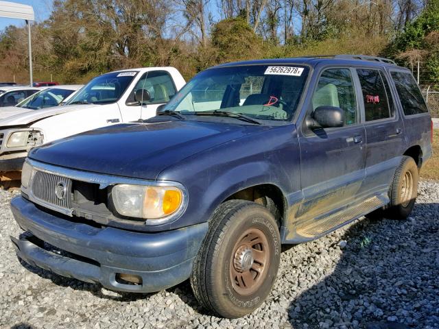 4M2ZU52P3WUJ00222 - 1998 MERCURY MOUNTAINEE BLUE photo 2