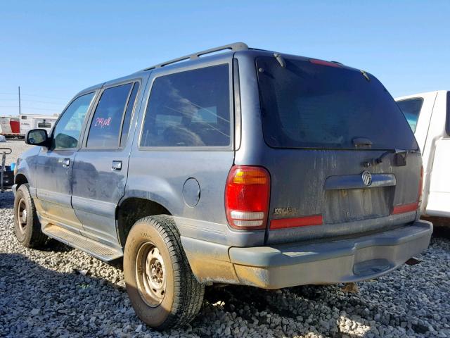 4M2ZU52P3WUJ00222 - 1998 MERCURY MOUNTAINEE BLUE photo 3