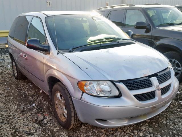 1D4GP45R14B504465 - 2004 DODGE CARAVAN SX SILVER photo 1