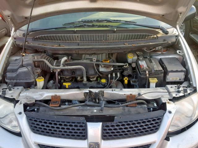 1D4GP45R14B504465 - 2004 DODGE CARAVAN SX SILVER photo 7