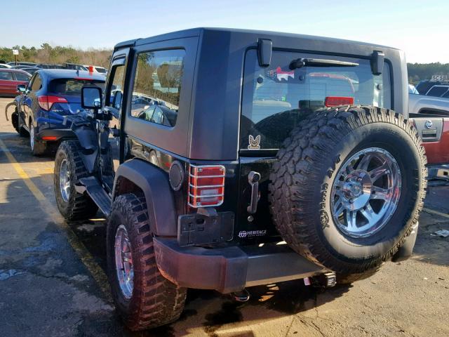 1J4AA2D13AL207394 - 2010 JEEP WRANGLER S BLACK photo 3