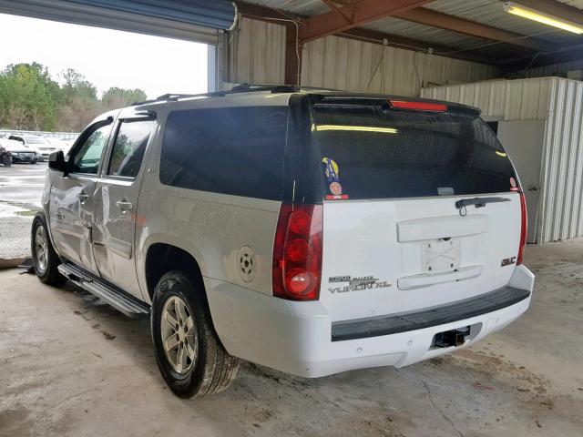 1GKFC16077R217859 - 2007 GMC YUKON XL C WHITE photo 3