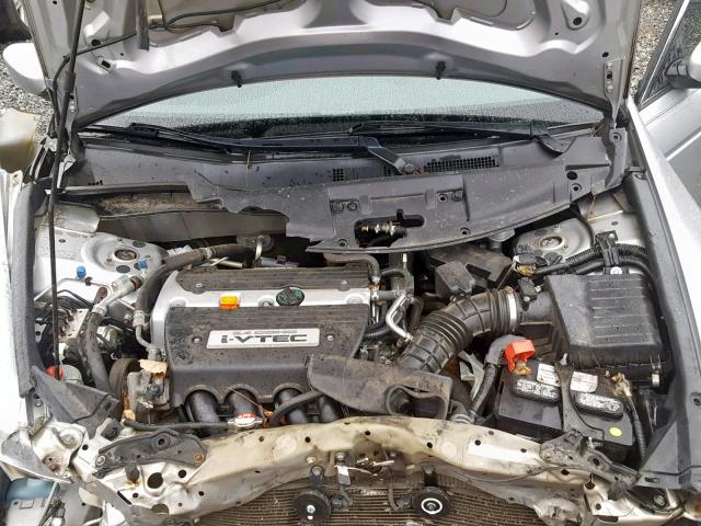 1HGCP26439A137425 - 2009 HONDA ACCORD LXP SILVER photo 7