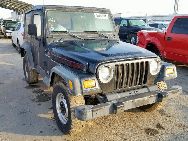 1J4FA29P71P314752 - 2001 JEEP WRANGLER / BLACK photo 1